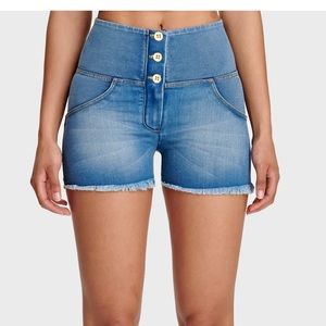 Freddy WR.UP High Waisted Denim Jean Shorts NEW